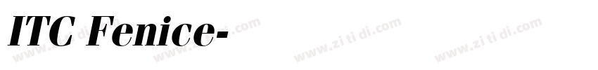 ITC Fenice字体转换